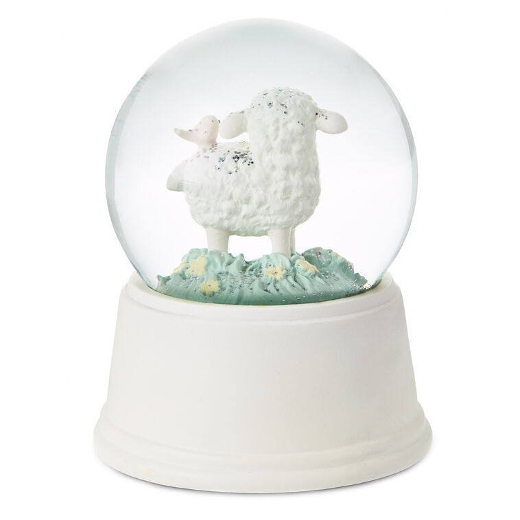 Hallmark Little Lamb Musical Snow Globe