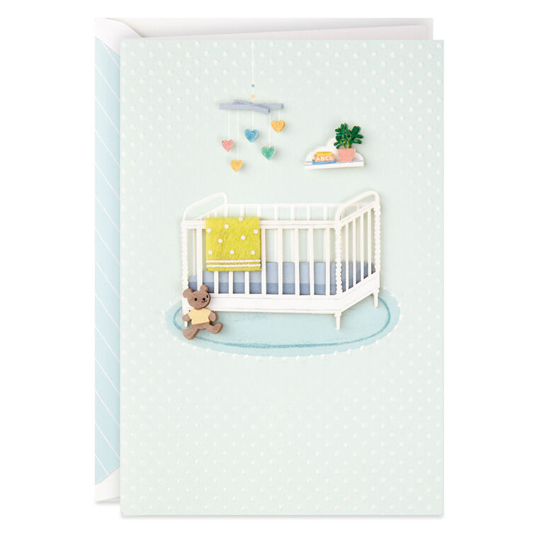 hallmark Little Miracles New Baby Card
