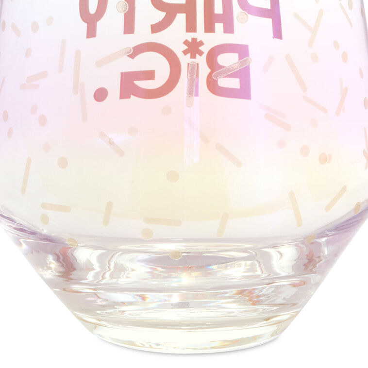 Hallmark Live Big Jumbo Stemless Wine Glass 43 Oz