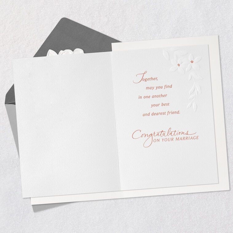 Hallmark Live Laugh Love Wedding Card