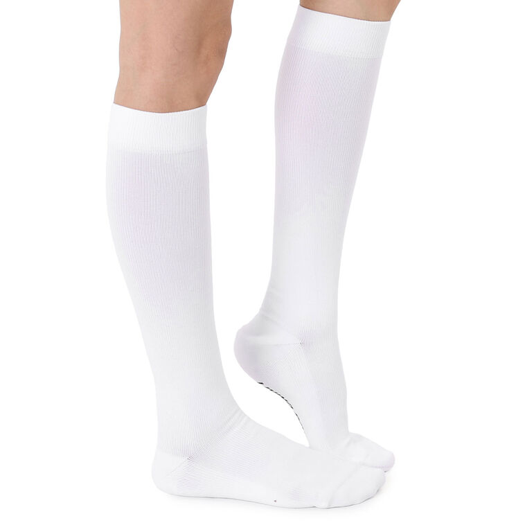 Hallmark Living Royal White Compression Socks