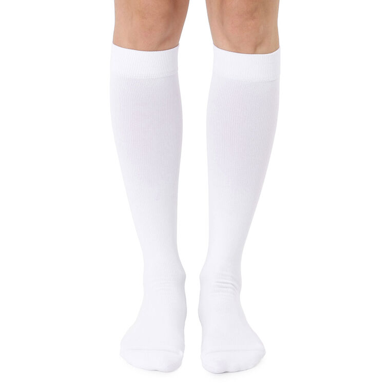 hallmark Living Royal White Compression Socks