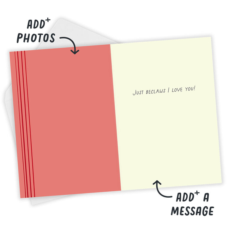 Hallmark Lobster Custom Love Card