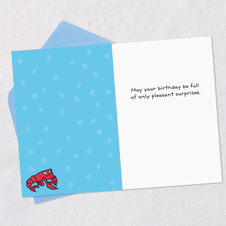 Hallmark Lobster Hot Tub Party Funny Birthday Card