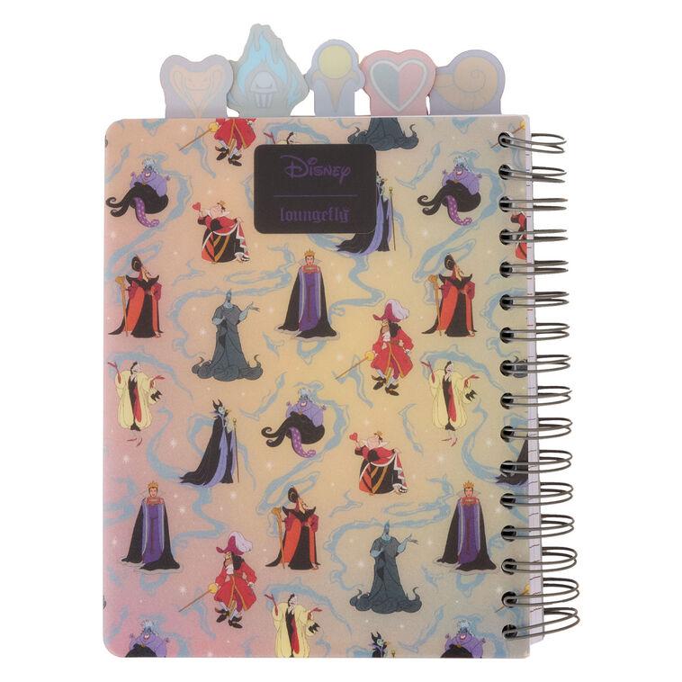 Hallmark Loungefly Disney Villains Tabbed Journal