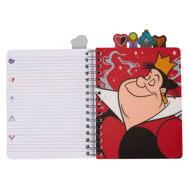 Hallmark Loungefly Disney Villains Tabbed Journal
