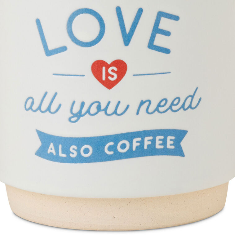 Hallmark Love And Coffee Funny Mug 16 Oz