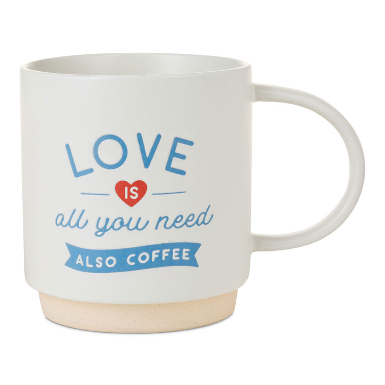 hallmark Love and Coffee Funny Mug 16 oz