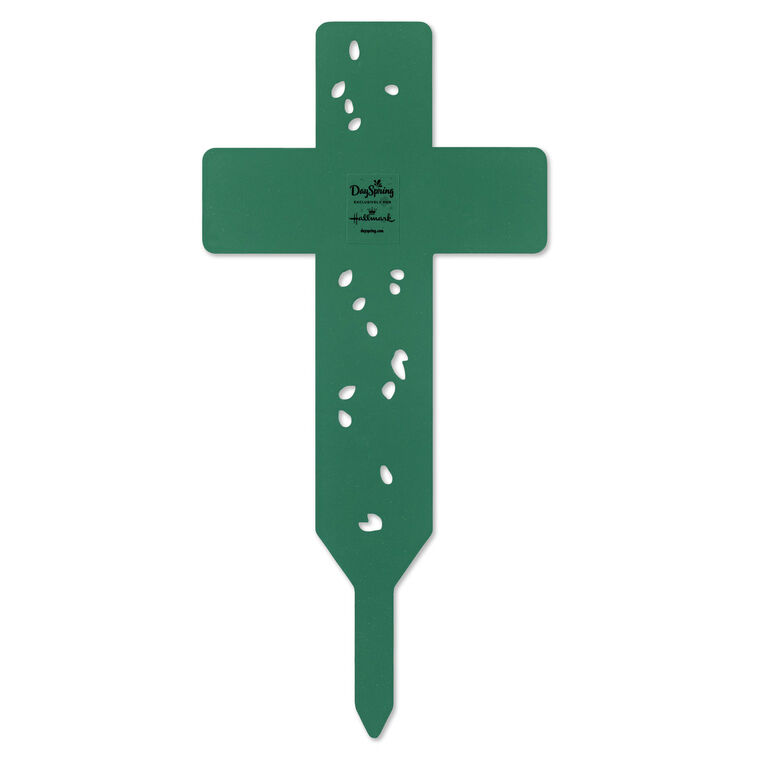 Hallmark Love Cross Garden Stake 10.25"