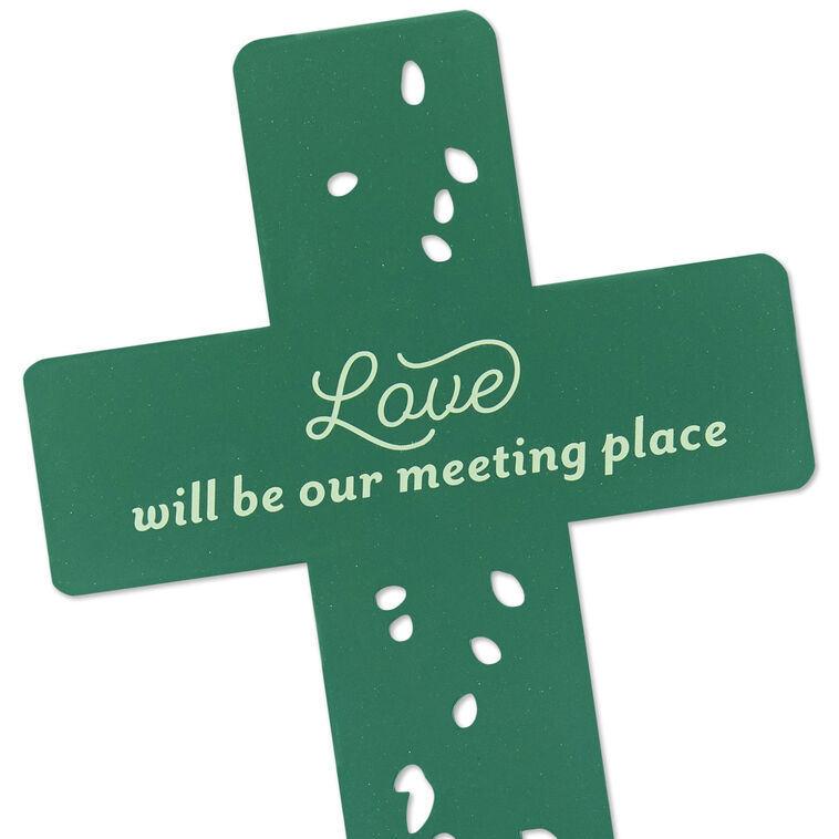 Hallmark Love Cross Garden Stake 10.25"