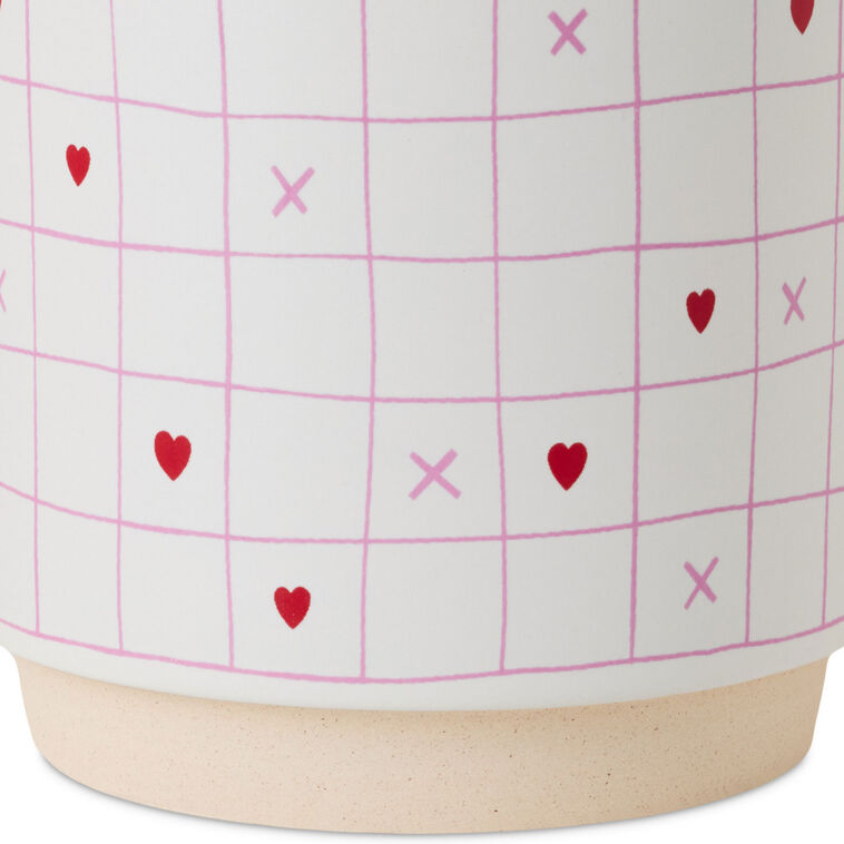 Hallmark Love Grid Pattern Mug 16 Oz