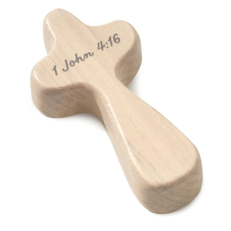 Hallmark Love Heart Mini Comfort Cross 2.25"