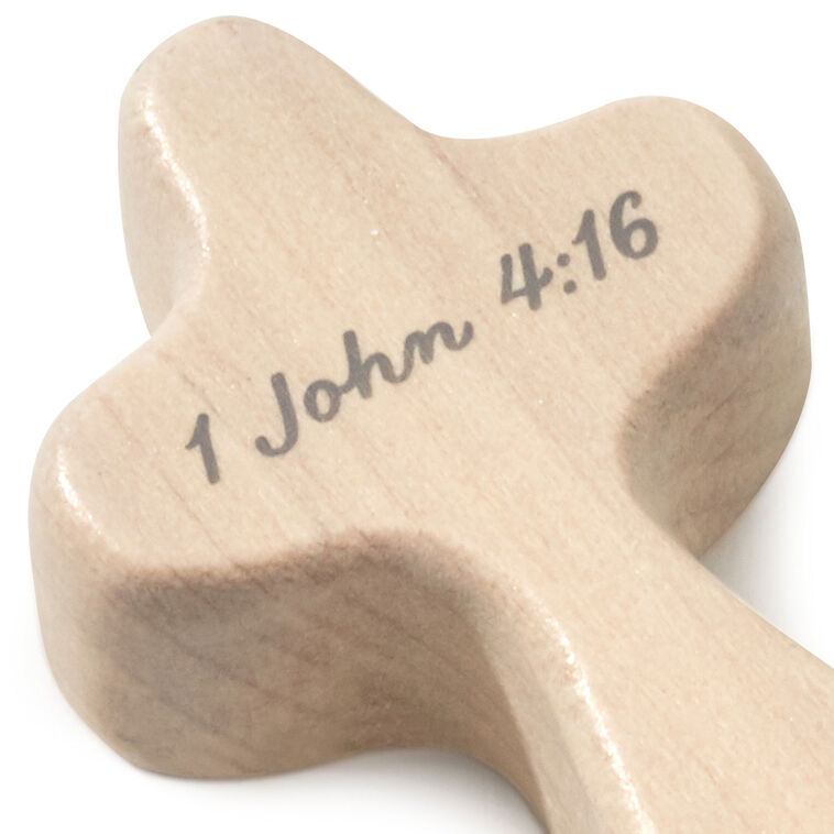 Hallmark Love Heart Mini Comfort Cross 2.25"