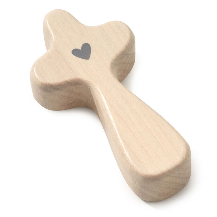 hallmark Love Heart Mini Comfort Cross 2.25"