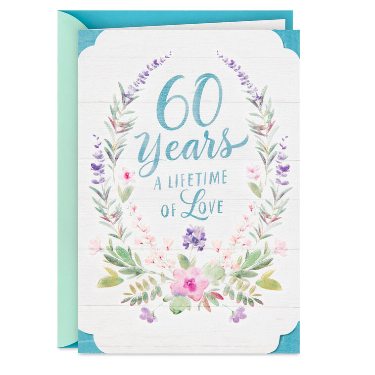 hallmark Love Is Everything 60th Anniversary Card