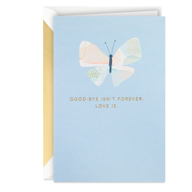 hallmark Love Is Forever Sympathy Card