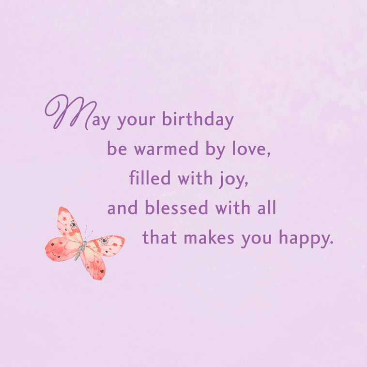Hallmark Love Joy And Blessings Birthday Card