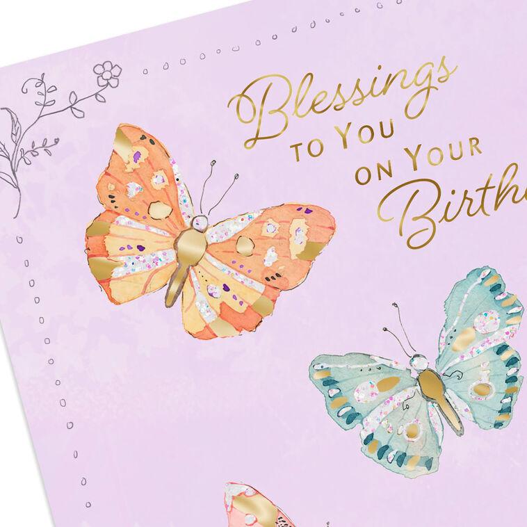 Hallmark Love Joy And Blessings Birthday Card