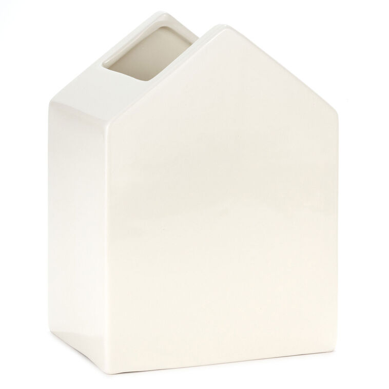 Hallmark Love Lives Here House-Shaped Vase