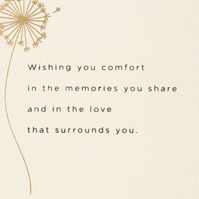 Hallmark Love Lives On Sympathy Card