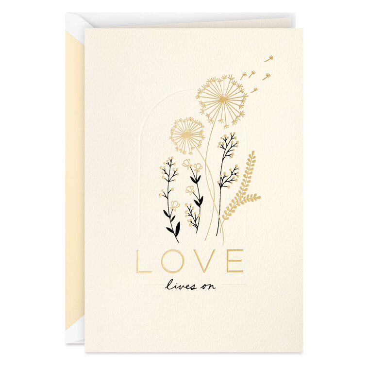 hallmark Love Lives On Sympathy Card