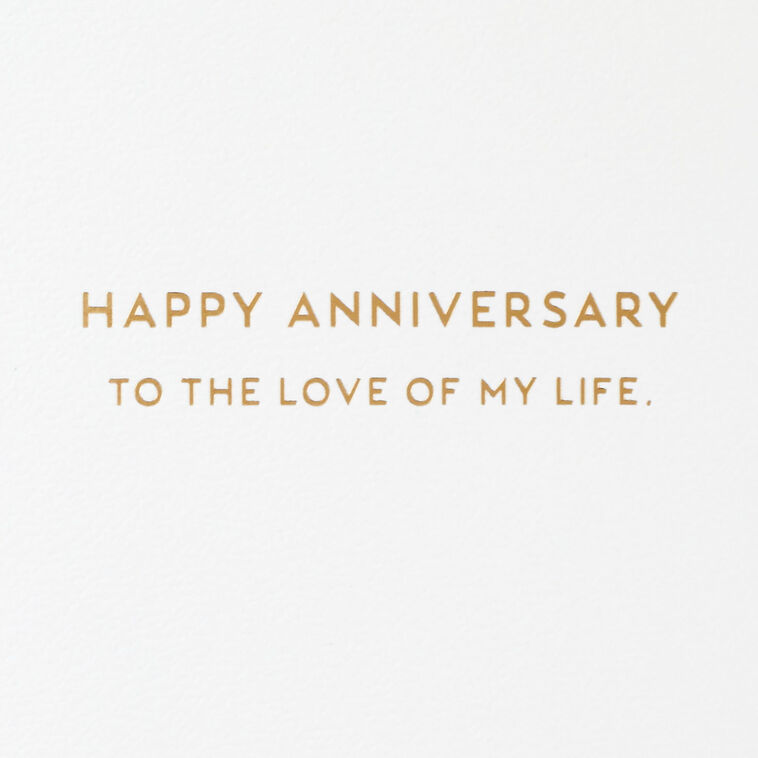 Hallmark Love Of My Life Anniversary Card