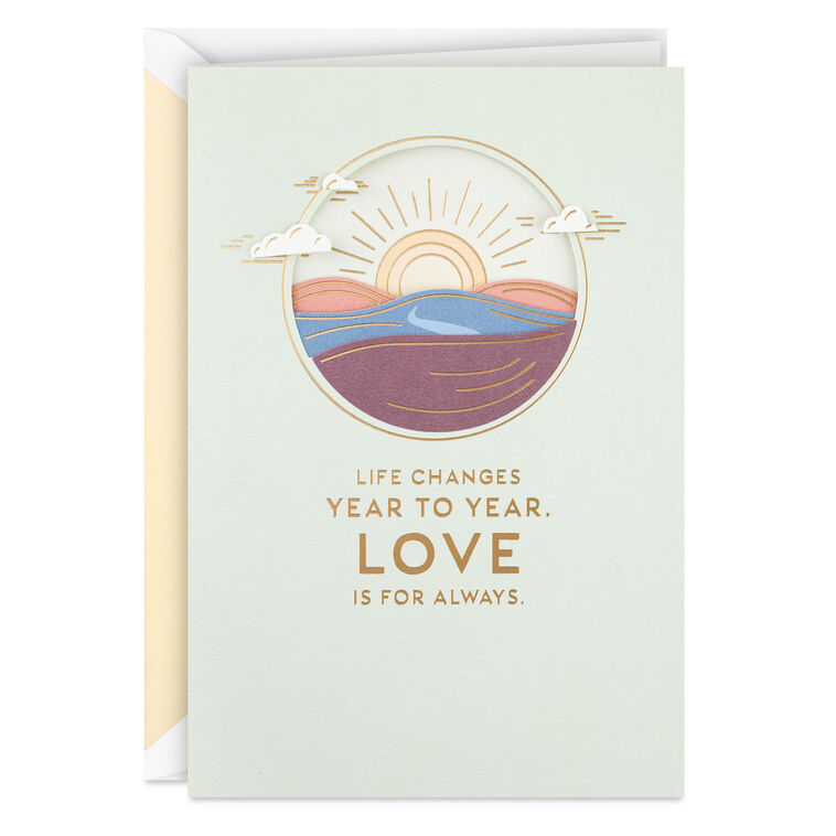 hallmark Love of My Life Anniversary Card