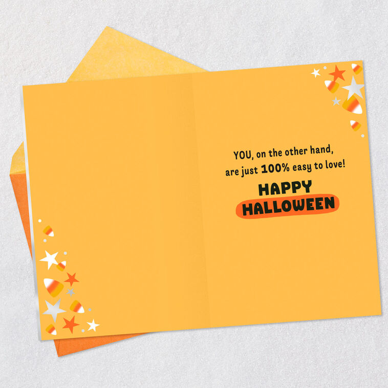 Hallmark Love Or Hate Candy Corn Halloween Card