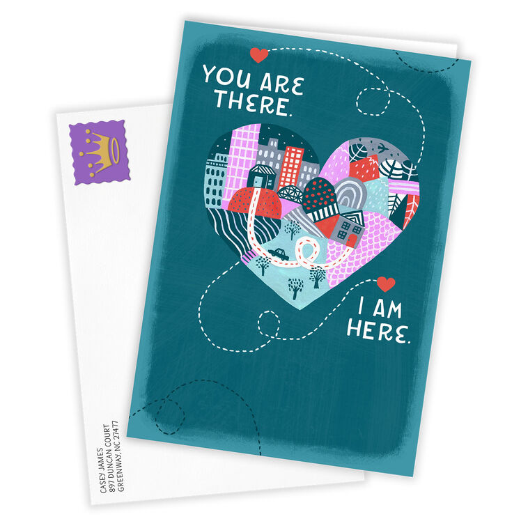 Hallmark Love Over Distance Custom Card