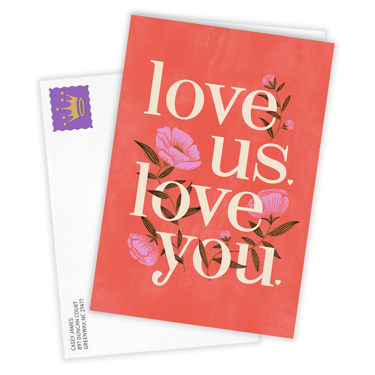Hallmark Love Us Love You Custom Love Card