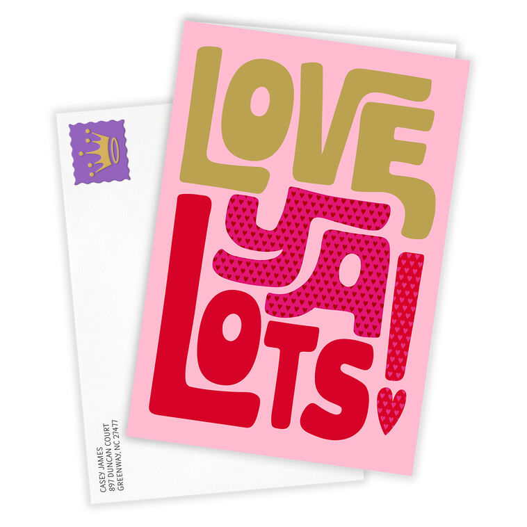 Hallmark Love Ya Lots And Lots Custom Love Card