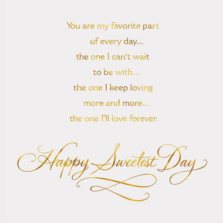 Hallmark Love You Forever Sweetest Day Card