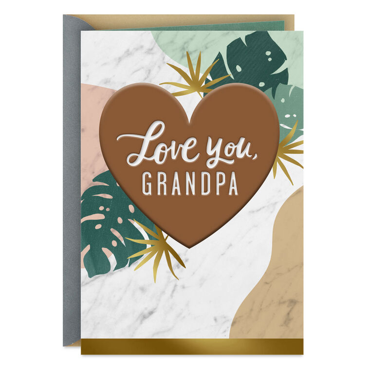 hallmark Love you Grandpa Birthday Card
