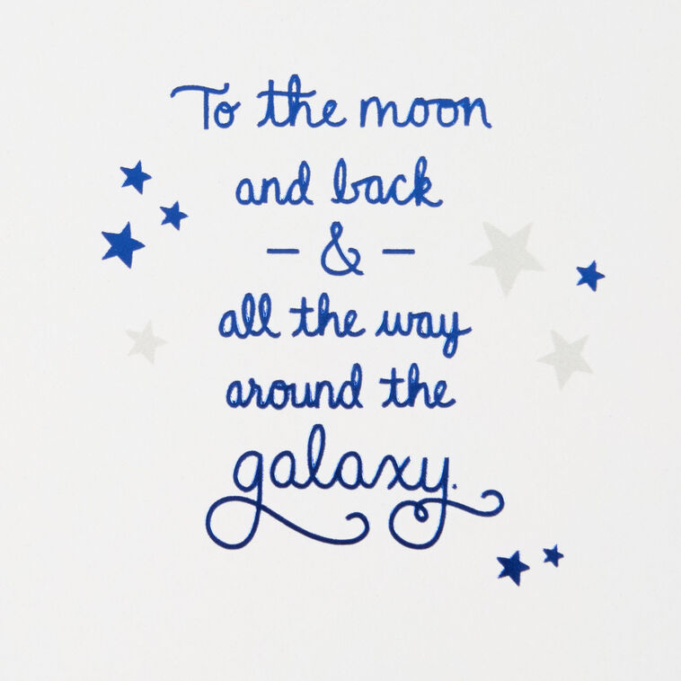 Hallmark Love You Moon And Stars Love Card