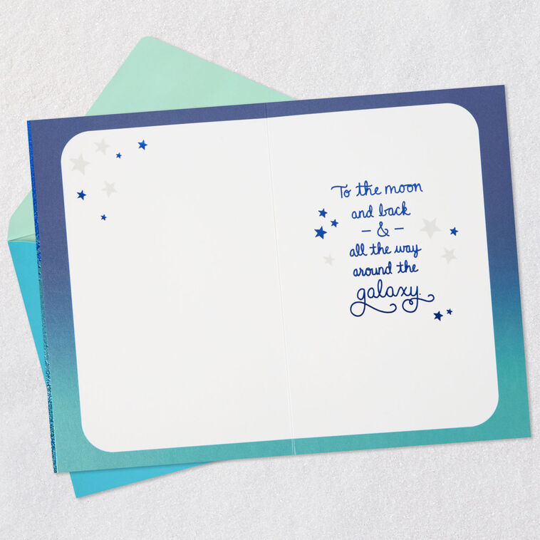 Hallmark Love You Moon And Stars Love Card