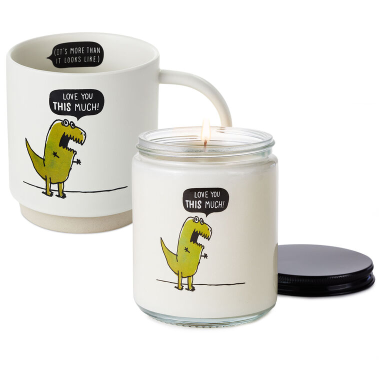 hallmark Love You This Much T-Rex Shoebox Gift Set