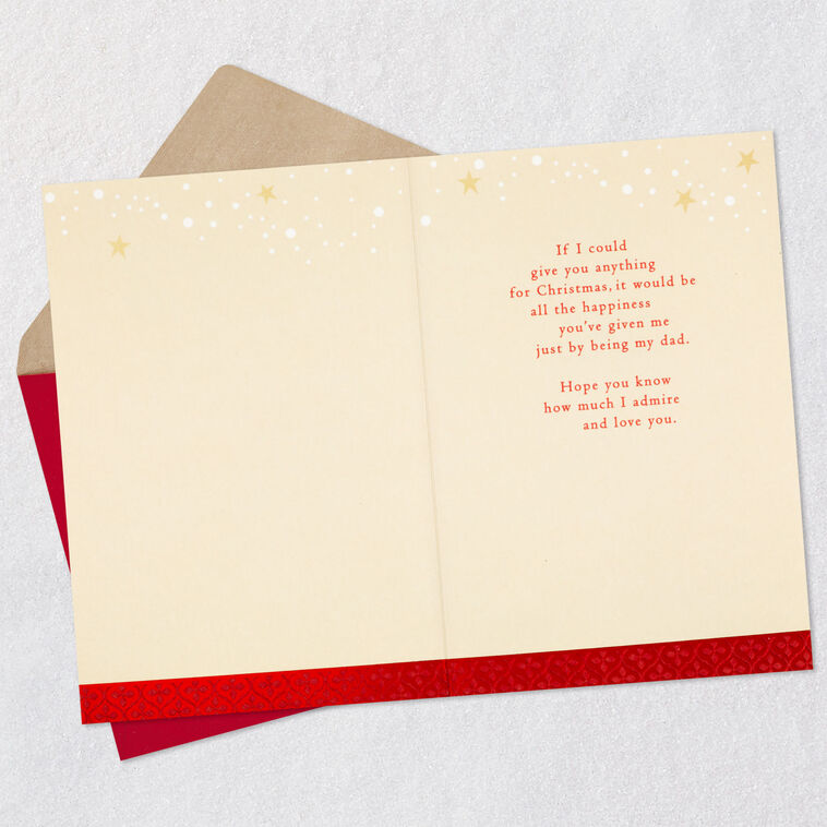 Hallmark Loved And Admired Christmas Card For Dad