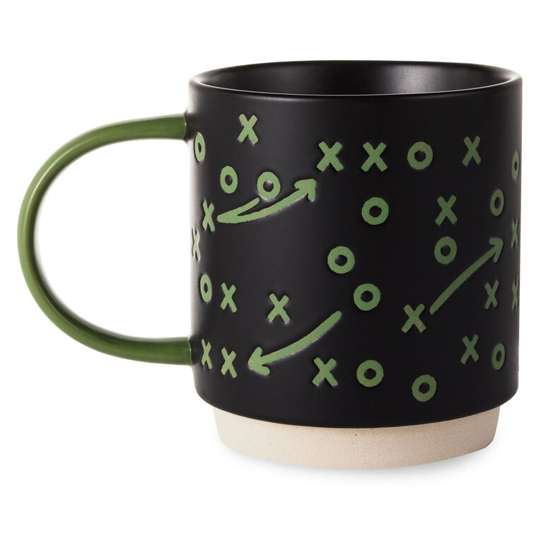 Hallmark Lucky Game Day Football Mug 16 Oz