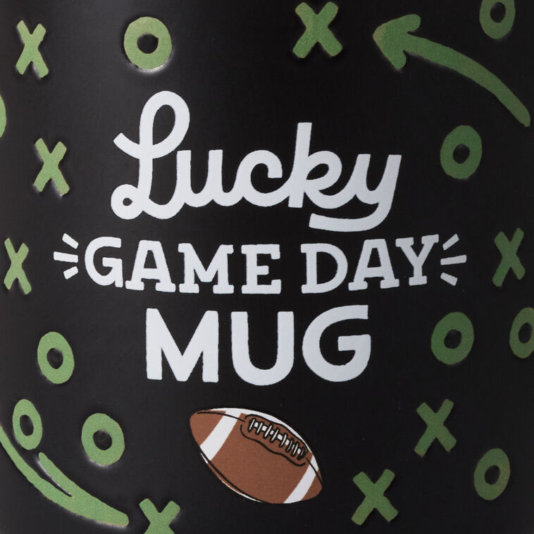 Hallmark Lucky Game Day Football Mug 16 Oz