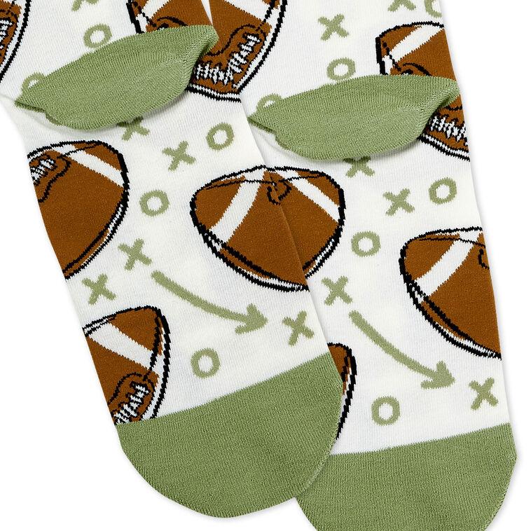 Hallmark Lucky Game Day Football Unisex Crew Socks