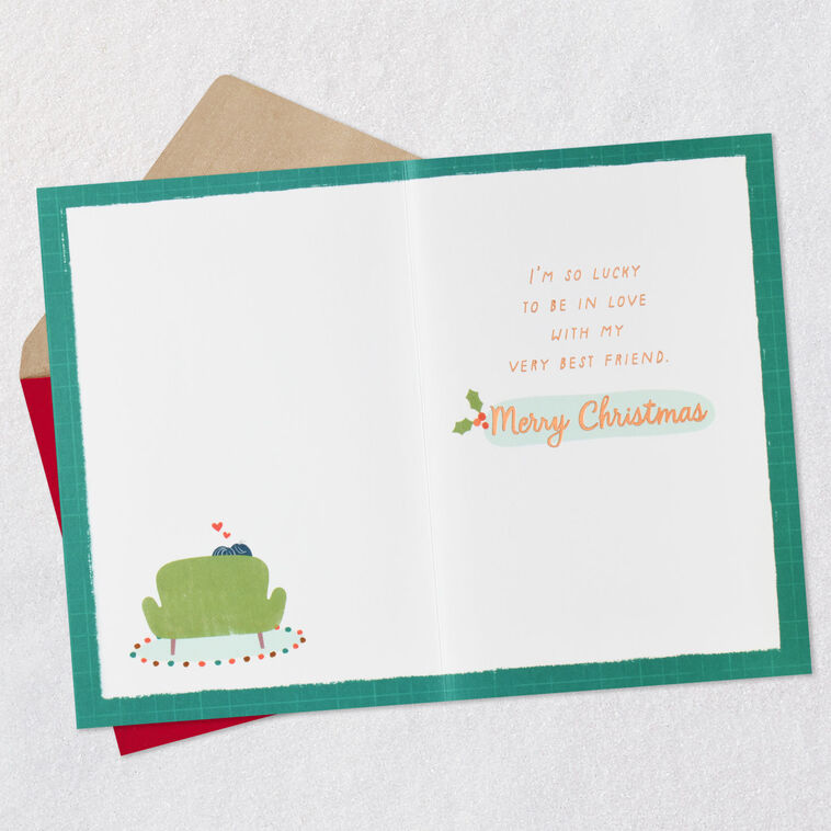 Hallmark Lucky In Love Christmas Card For Husband