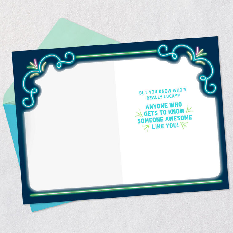 Hallmark Lucky To Know You 13th Birthday Card