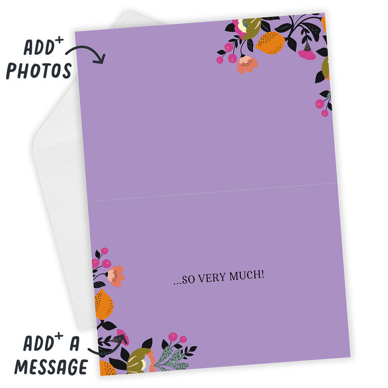 Hallmark Lush Botanical Custom Card