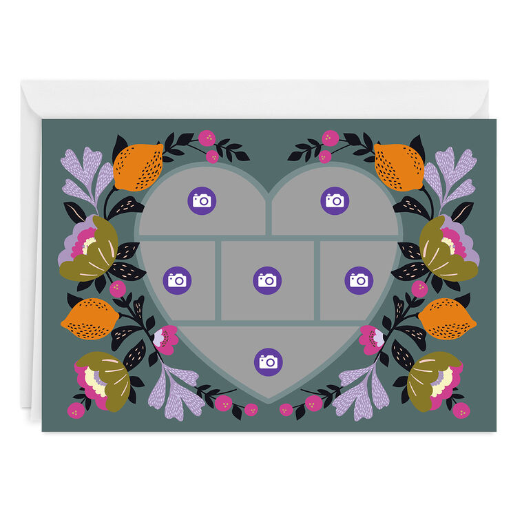 Hallmark Lush Botanical Heart Custom Card