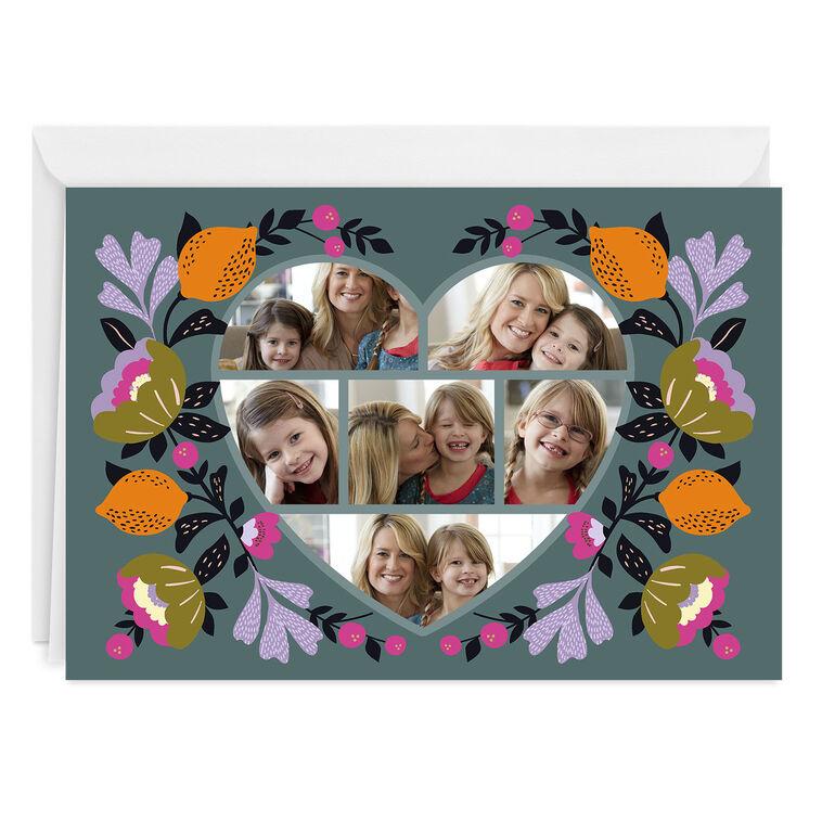 hallmark Lush Botanical Heart Custom Card