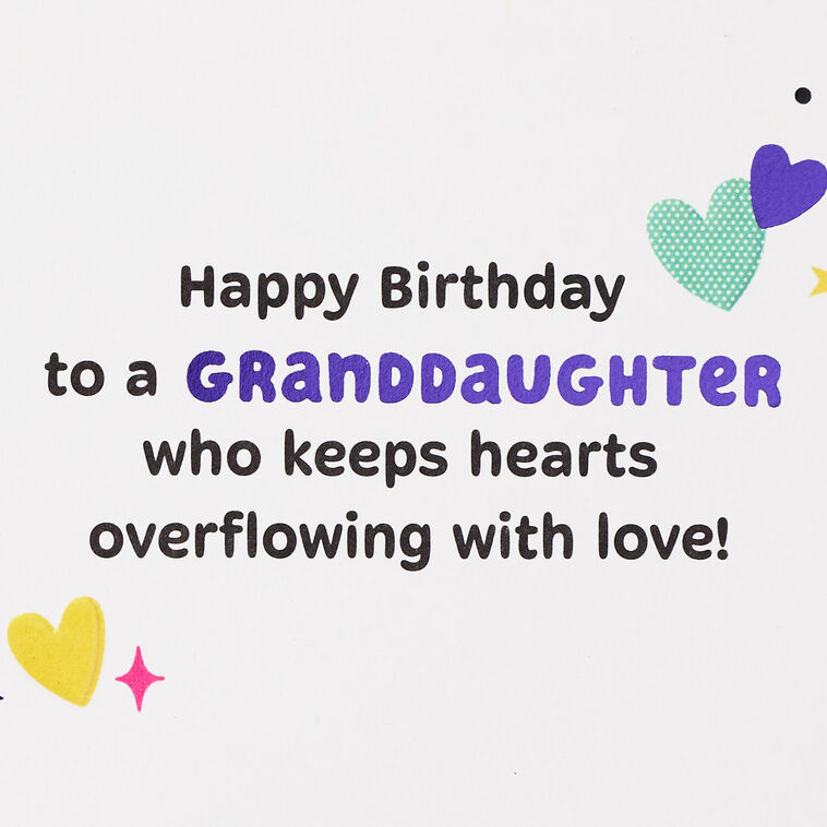 Hallmark Luv You Birthday Card For Granddaughter