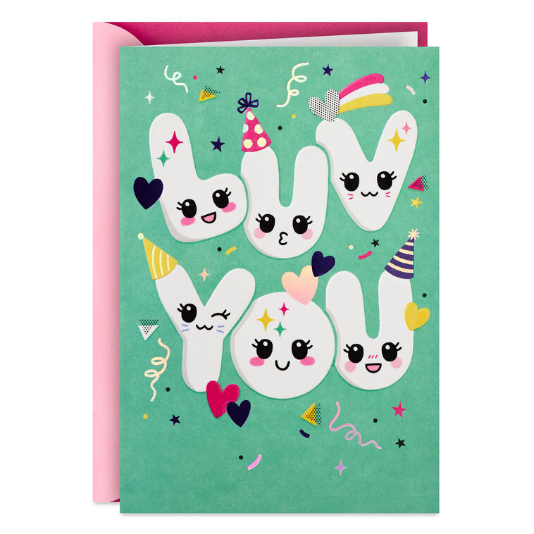 hallmark Luv You Birthday Card for Granddaughter