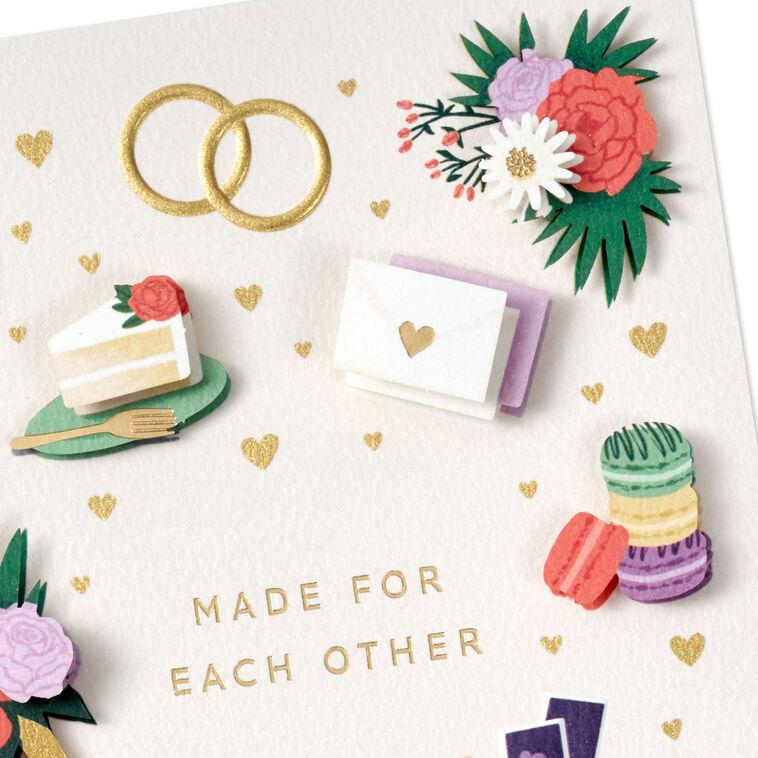 Hallmark Made For Each Other Wedding Card