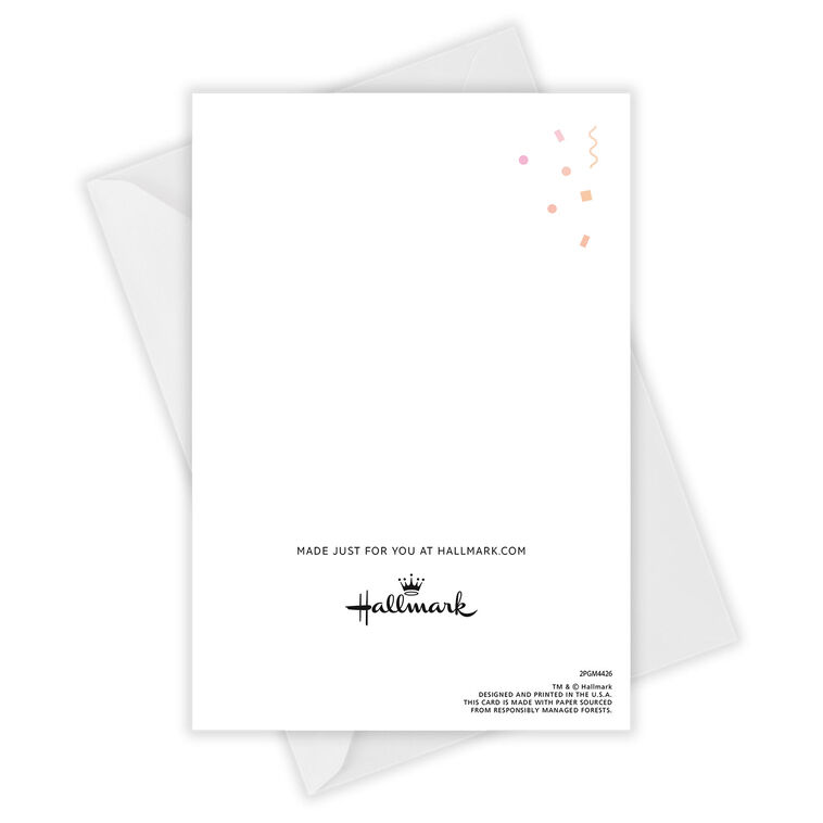 Hallmark Magical Unicorn Custom Birthday Card