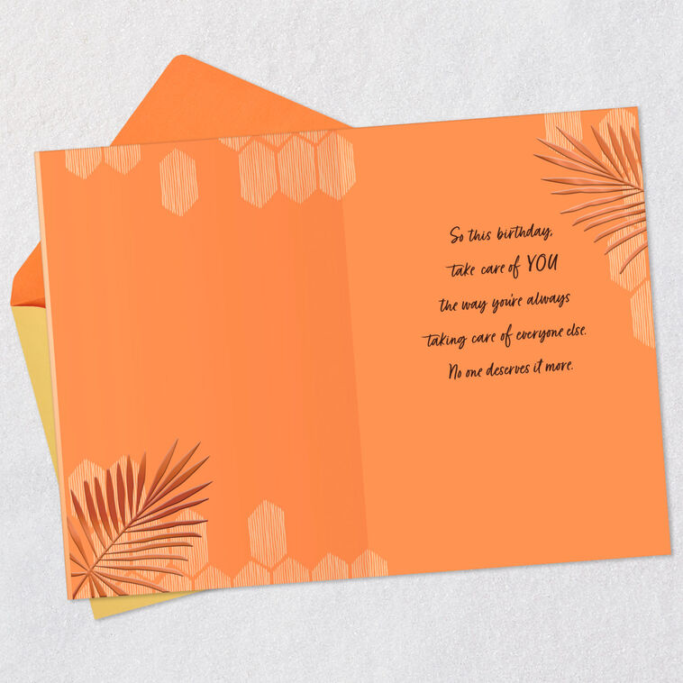 Hallmark Mama Take Care Of You Birthday Card